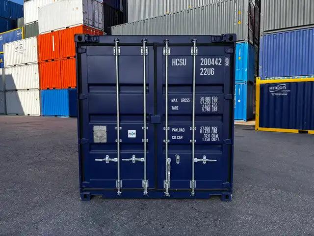 40 Fuß High Cube Seecontainer HC — Neu | Anthrazit RAL7016 | Hamburg