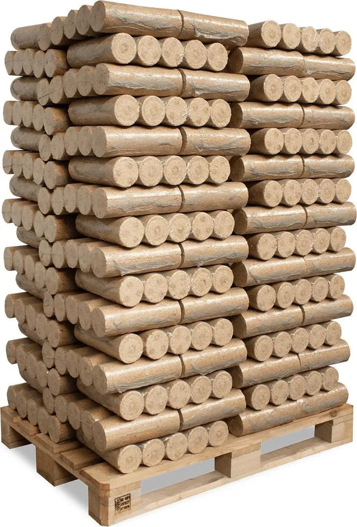 Heizfuxx Nestro XL Blue Weichholzbriketts 960 kg Palette – 96 x 10 kg Nadelholz