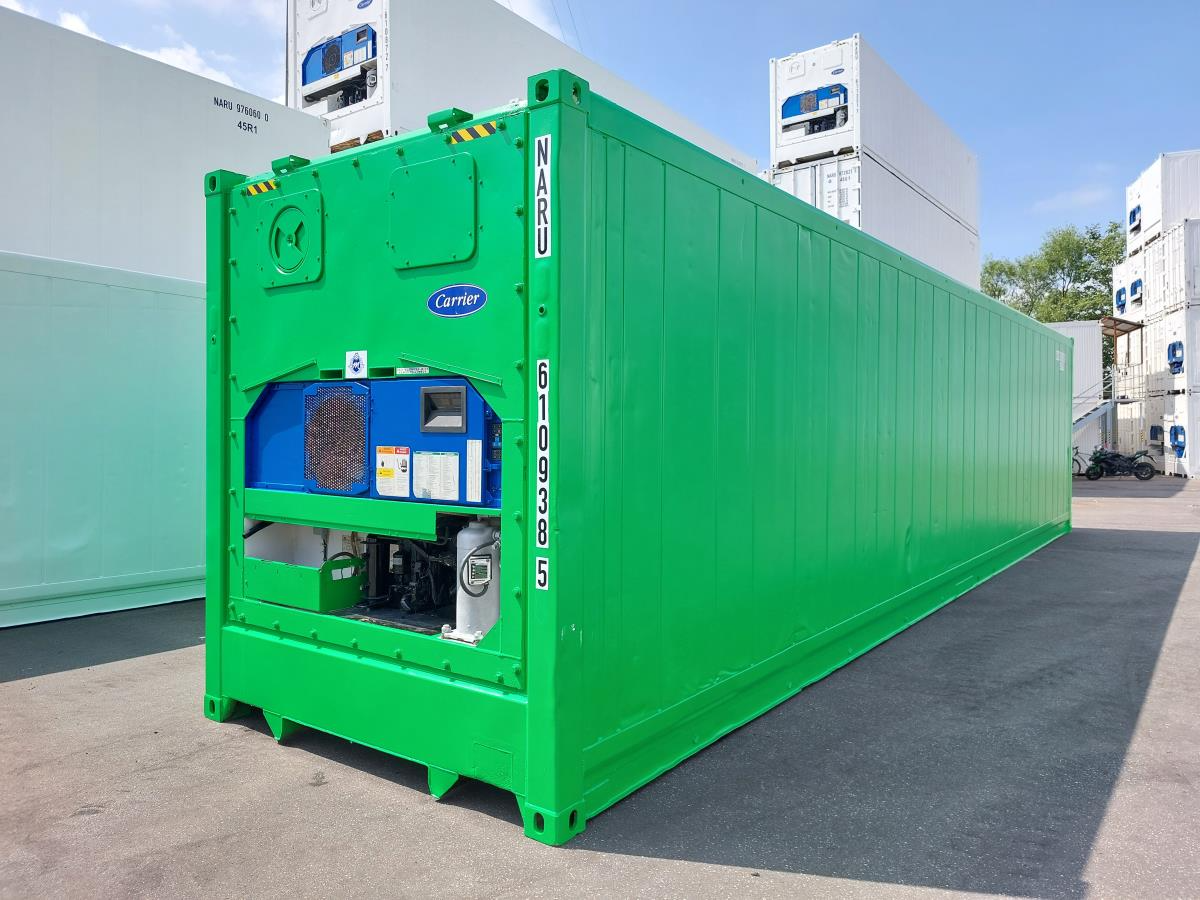 40 Fuß High Cube Kühlcontainer NARU 610938-5 — Gebraucht 2011 | Carrier | CSC