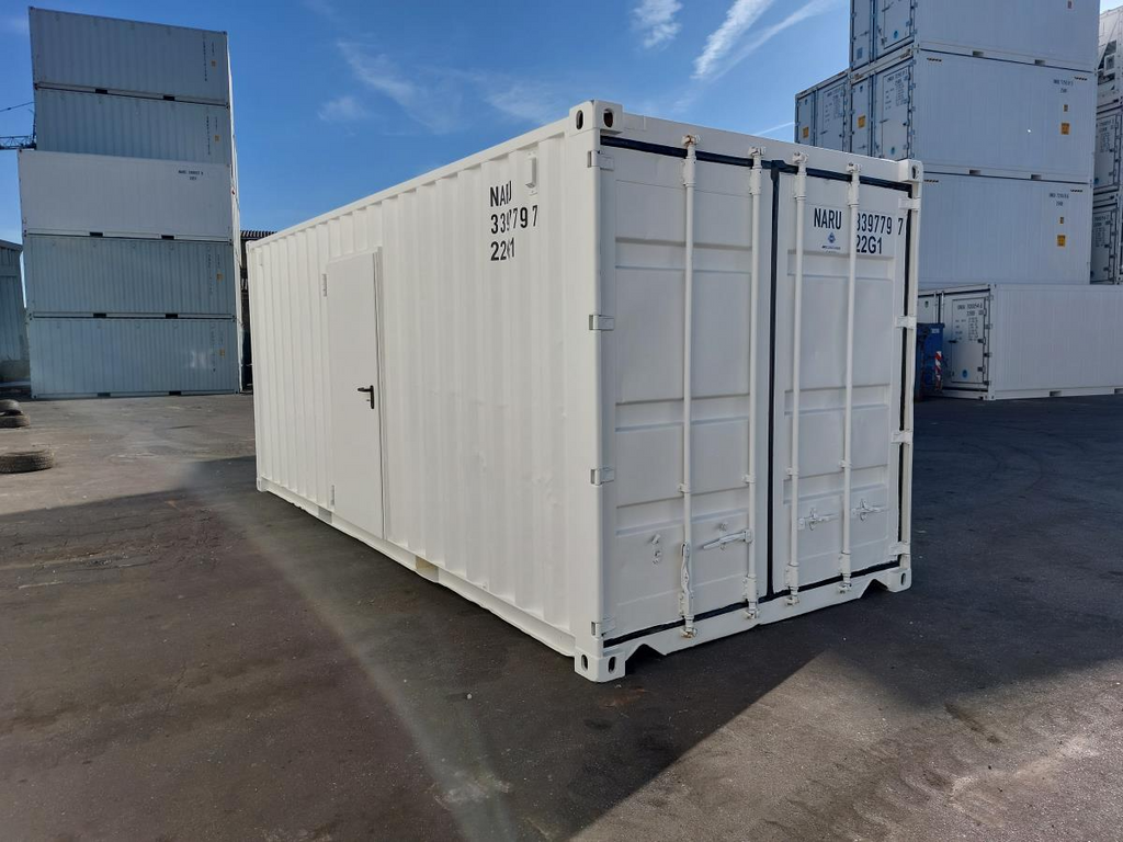 20 Fuß Lagercontainer NARU 339779-7 — Neu 2025 | Seitentür & Licht | Hamburg