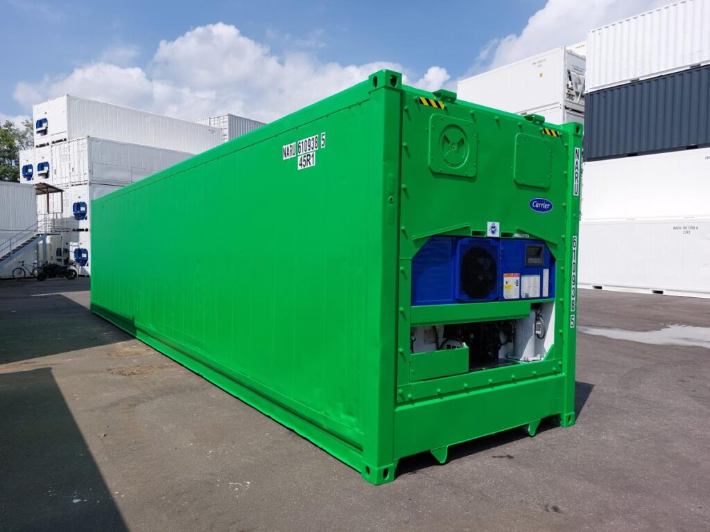 40 Fuß High Cube Kühlcontainer NARU 610938-5 — Gebraucht 2011 | Carrier | CSC