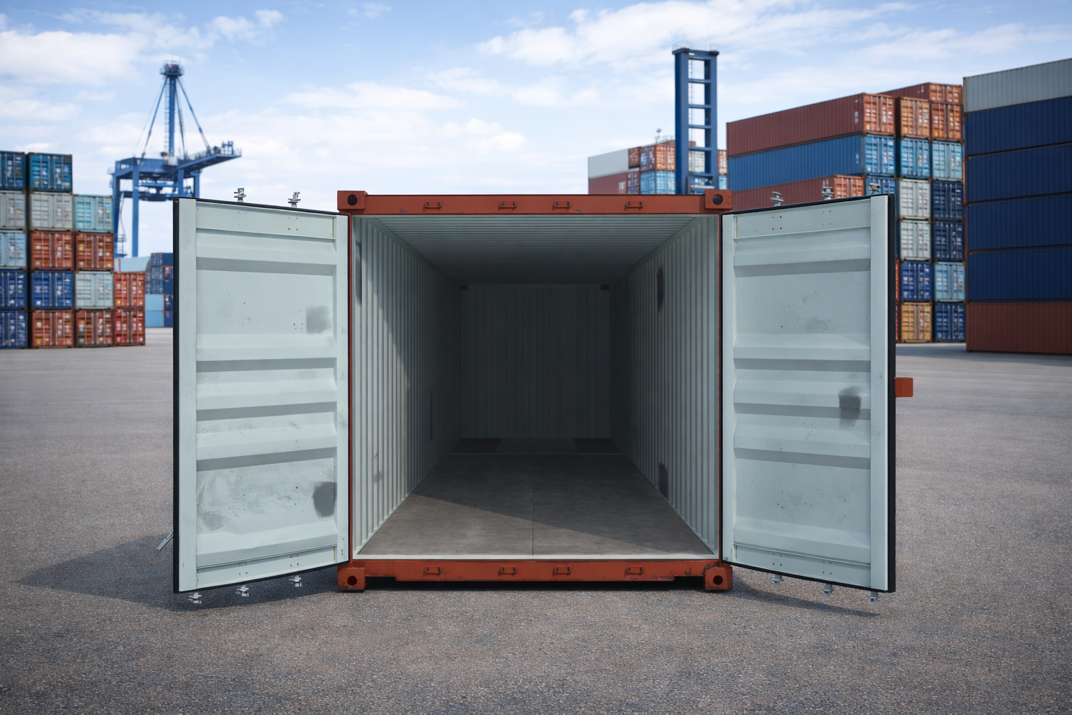 40 Fuß Seecontainer 12 m DC — Gebraucht | Zufallsfarbe | Hamburg