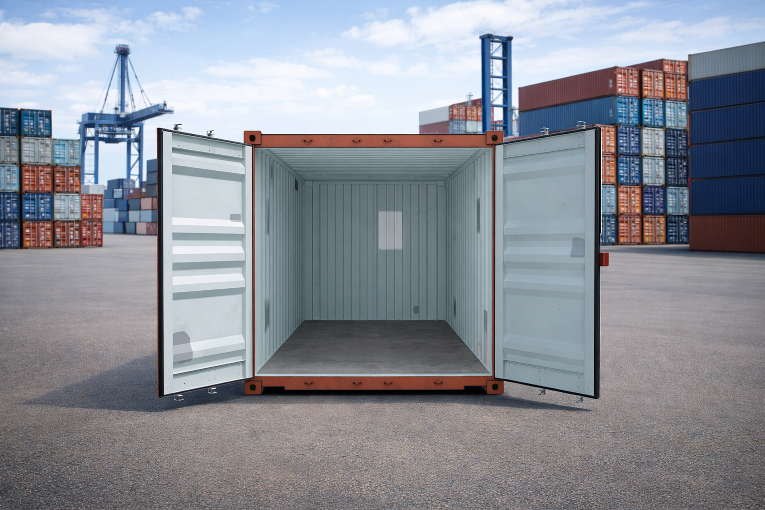40 Fuß Seecontainer DC — Gebraucht | Zufallsfarbe | Hamburg