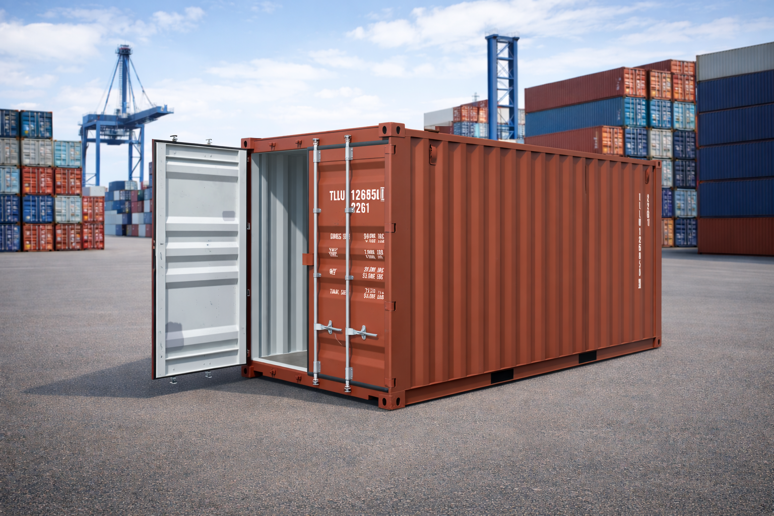 40 Fuß Seecontainer DC — Gebraucht | Zufallsfarbe | Hamburg