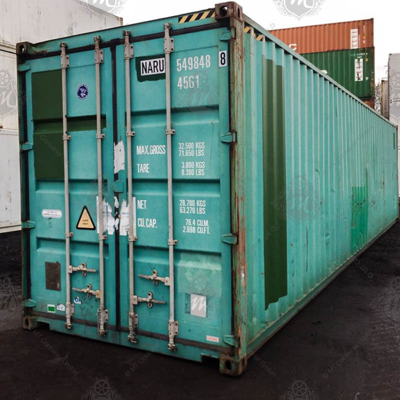 40 Fuß High Cube Lagercontainer NARU 549848-8 — Gebraucht | CSC | Hamburg